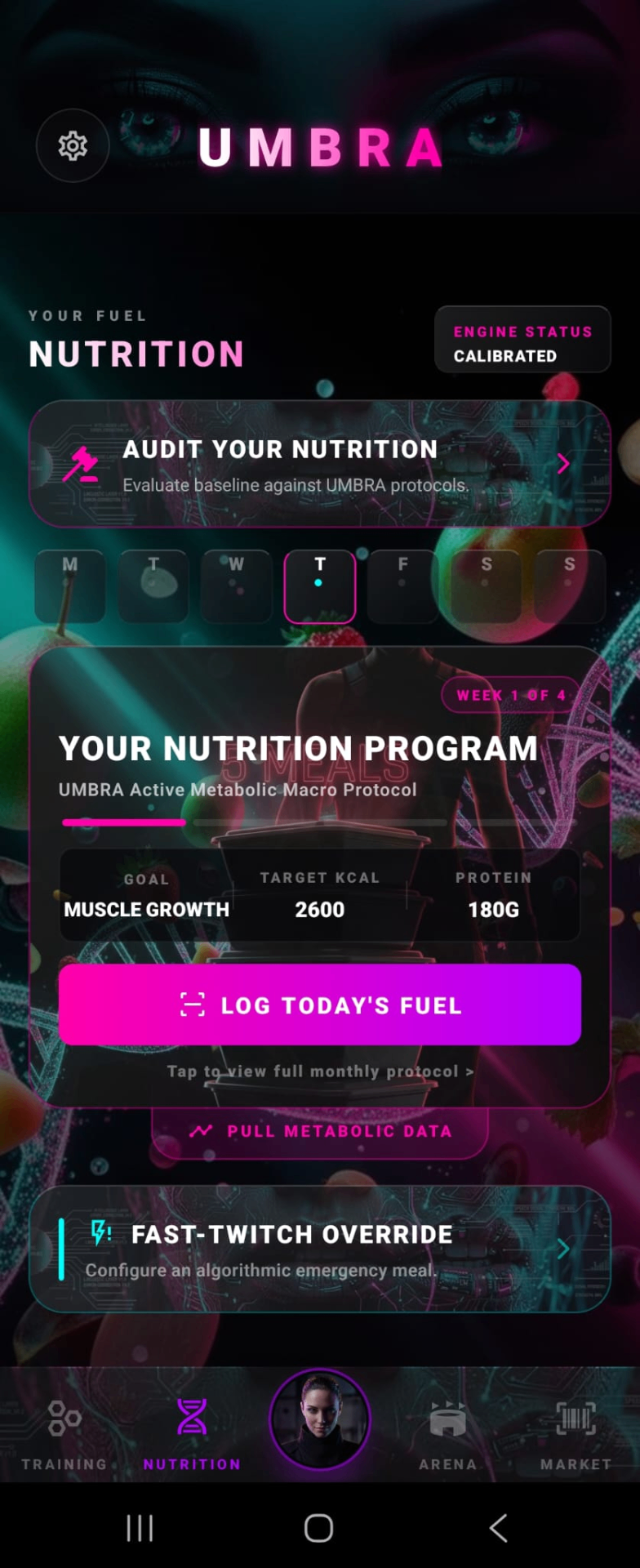 Nutrition screen